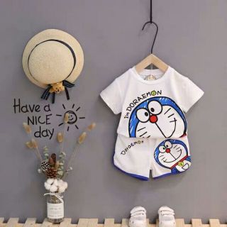 Freeship50k_Bộ DORAEMON thần thánh cho bé 8-18kg (có video)