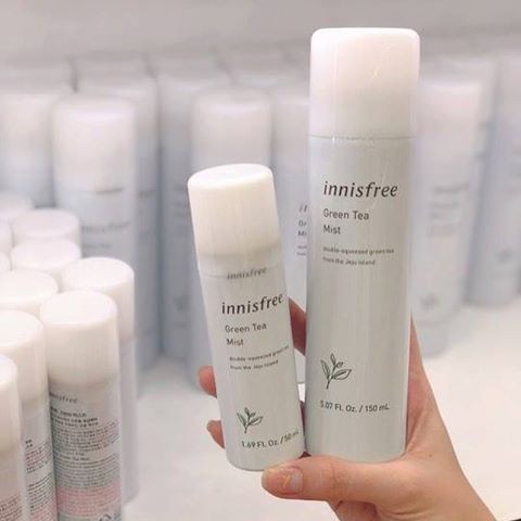 XỊT KHOÁNG TRÀ XANH INNISFREE - GREEN TEA MIST 150ML - 50ML