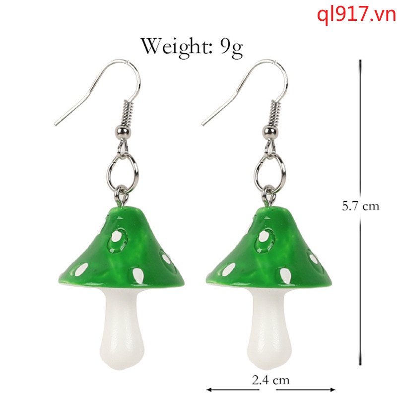 Khuyên Tai Hình Cây Nấm Thời Trang