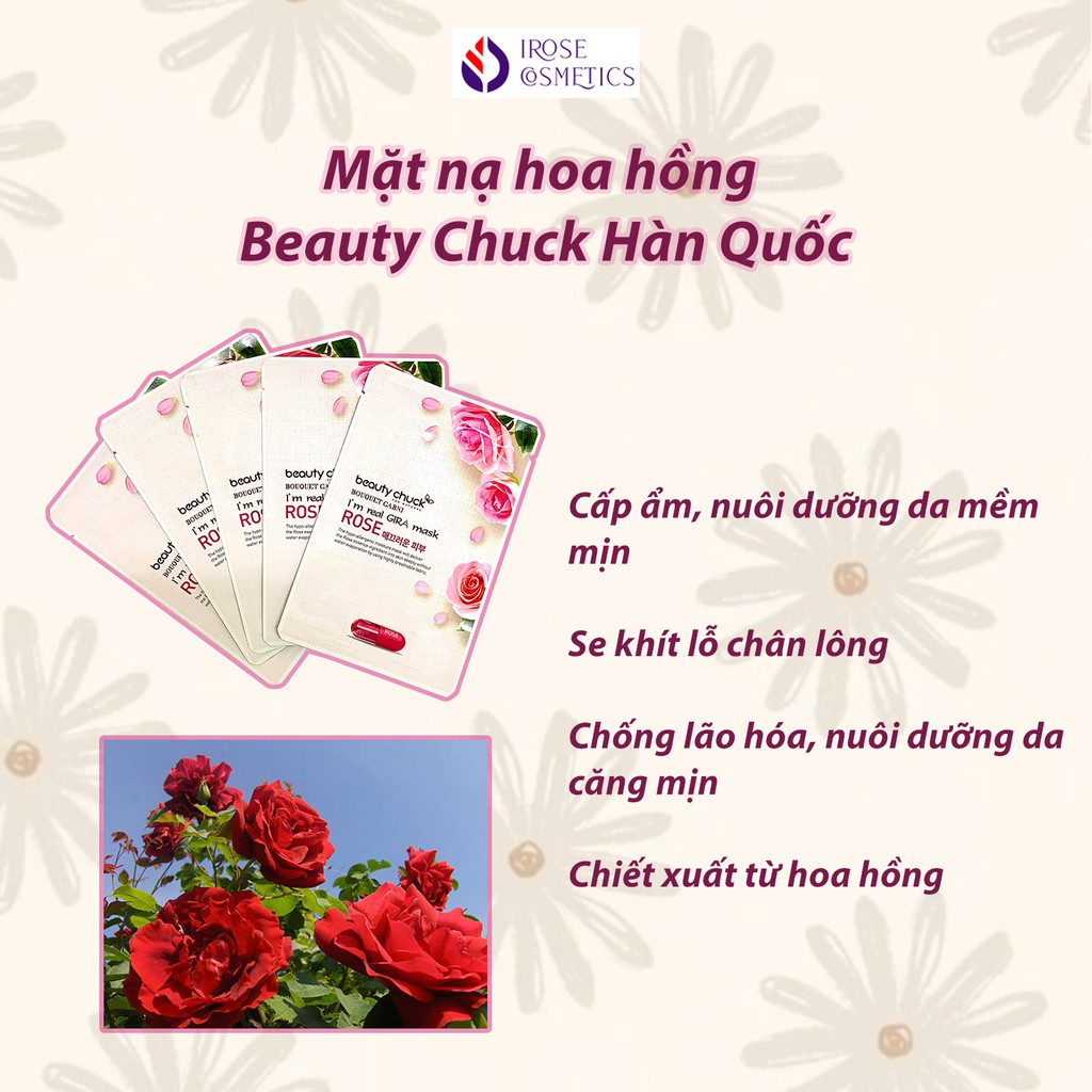 Mặt nạ dưỡng da Hàn Quốc cao cấp Beauty Chuck I'm Real Gira Mask 25g (miếng) IROSE-BEAMN | BigBuy360 - bigbuy360.vn