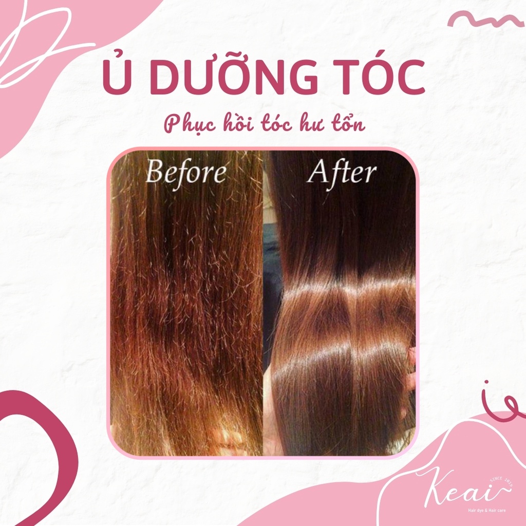 Gói Ủ Dưỡng Tóc Tại Nhà - Kem Ủ Phục Hồi Tóc Hư Tổn - Keaihairdye