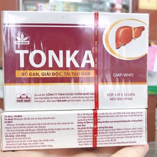 ✅TONKA NHẤT NHẤT TIÊU ĐỘC BỔ GAN (Hộp 20 viên)