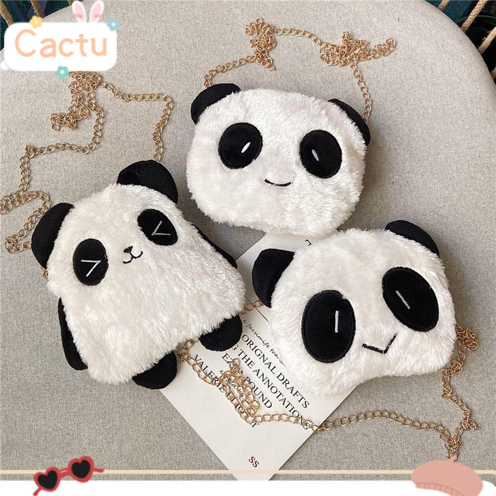 Túi Đeo Chéo Hình Gấu Trúc Hoạt Hình Dễ Thương Đa Năng Dành Cho Nữ