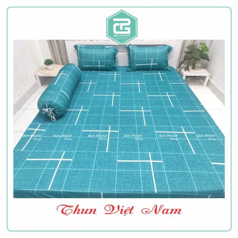 Ga giường lẻ thun lạnh Việt Nam cao cấp Kẻ sọc