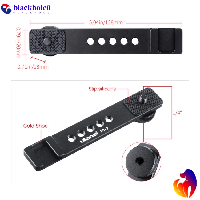 Giá đỡ mở rộng gắn micro ULANZI PT-7 với ốc vít 1/4'' cho iPhone GoPro Sony | BigBuy360 - bigbuy360.vn