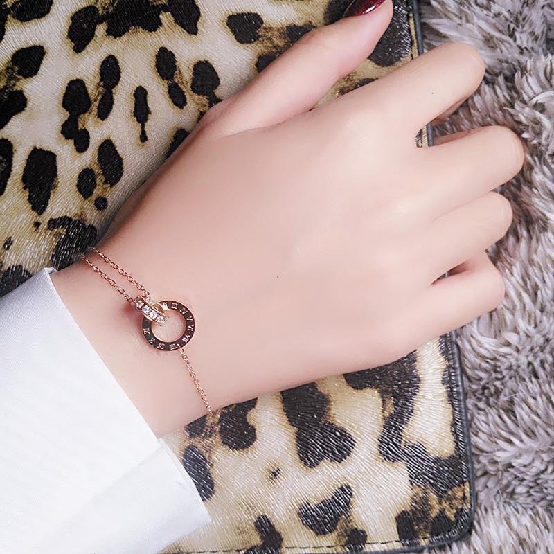 [FreeShip] Lắc tay vòng tay nữ titan la mã S1-207-2 - CAM KẾT KHÔNG BAY MÀU