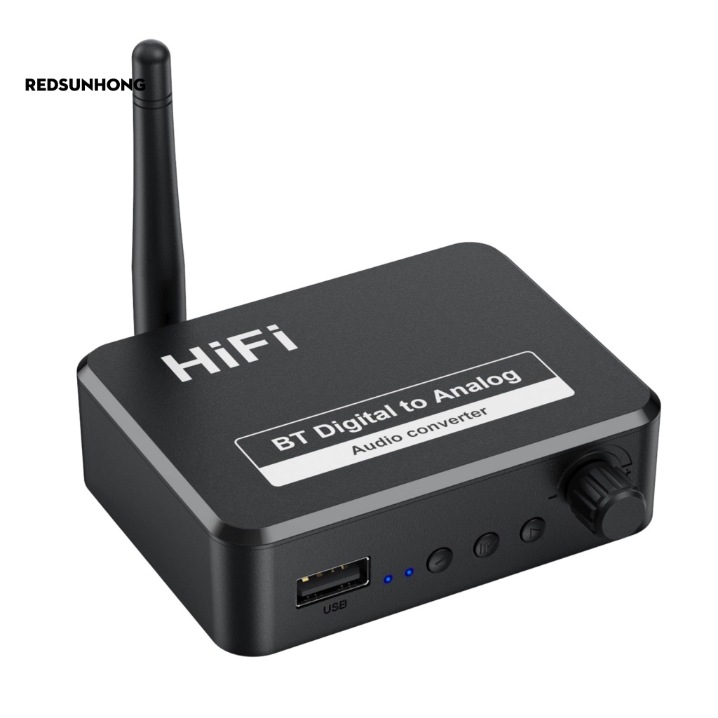 Bộ Chuyển Đổi Âm Thanh Kỹ Thuật Số Bluetooth 5.1 Sang Analog RCA Chống Nhiễm Trùng