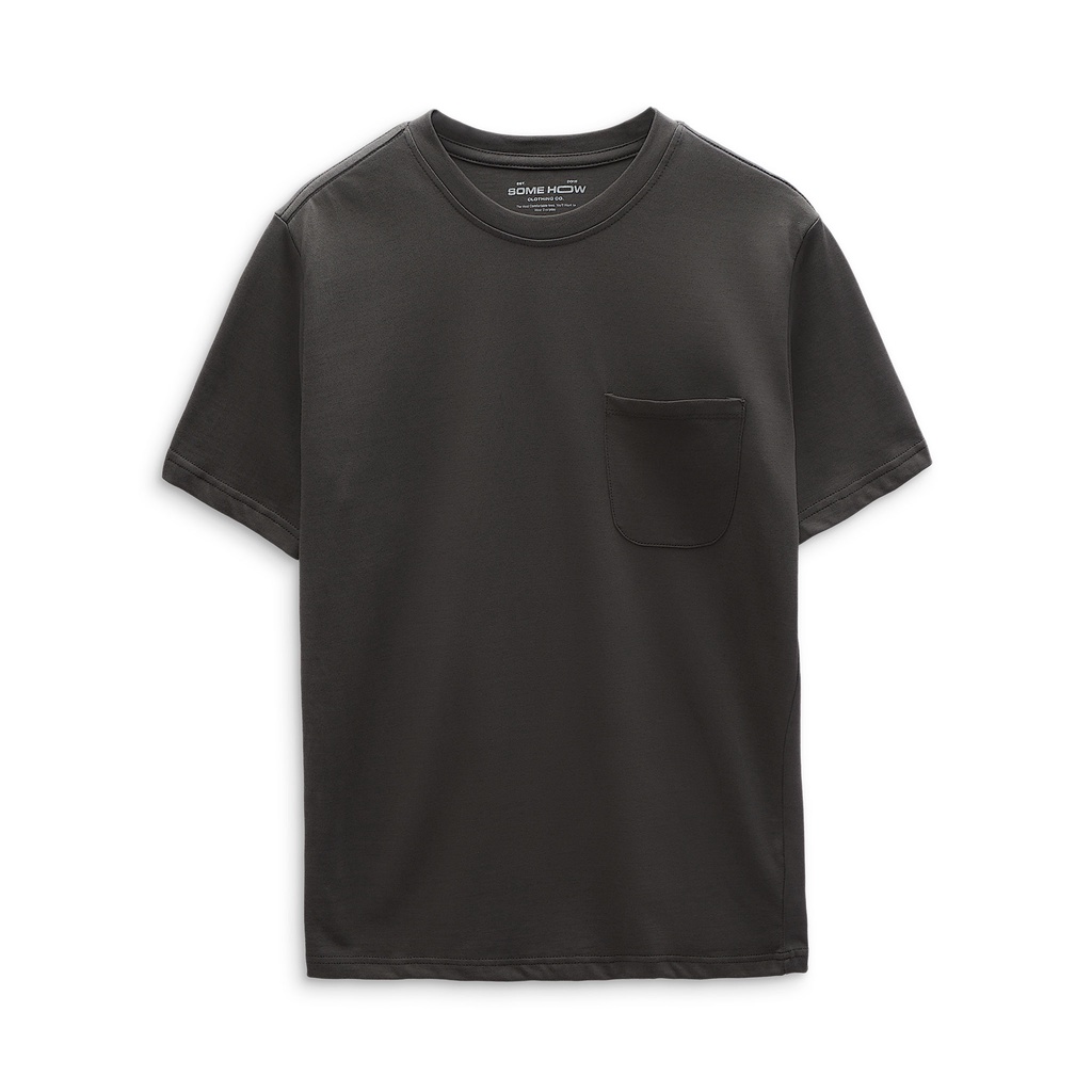 Áo Thun Nam Lil Pocket Essential C5 , Chất Vải Cotton 2 chiều , AT011523,SOMEHOW