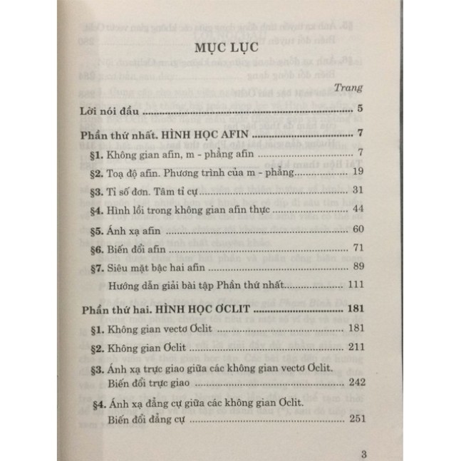 Sách - Hình học afin và Hình học Ơclit trên những ví dụ và bài tập