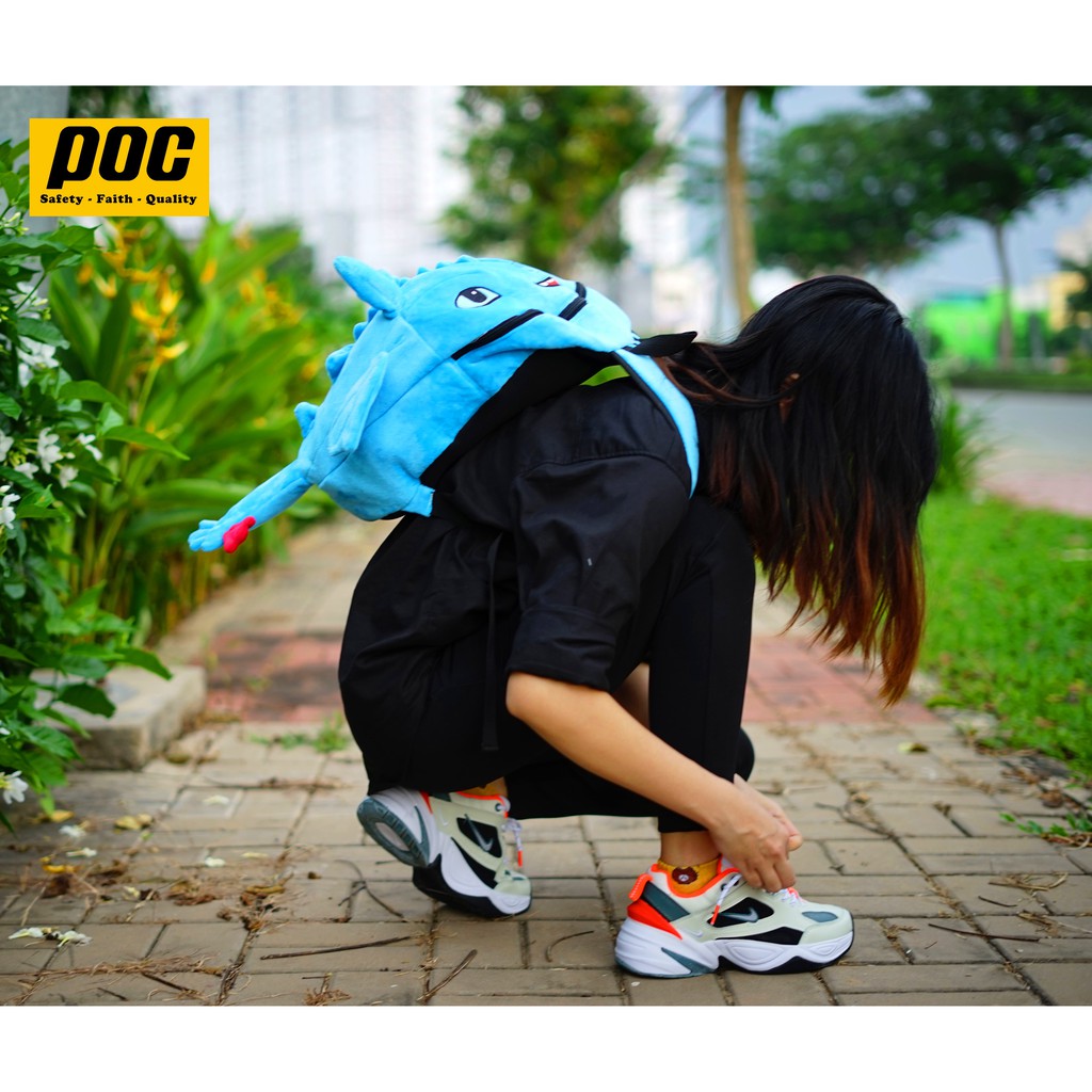 Balo con rồng răng sún Kute đáng yêu Màu Xanh dương