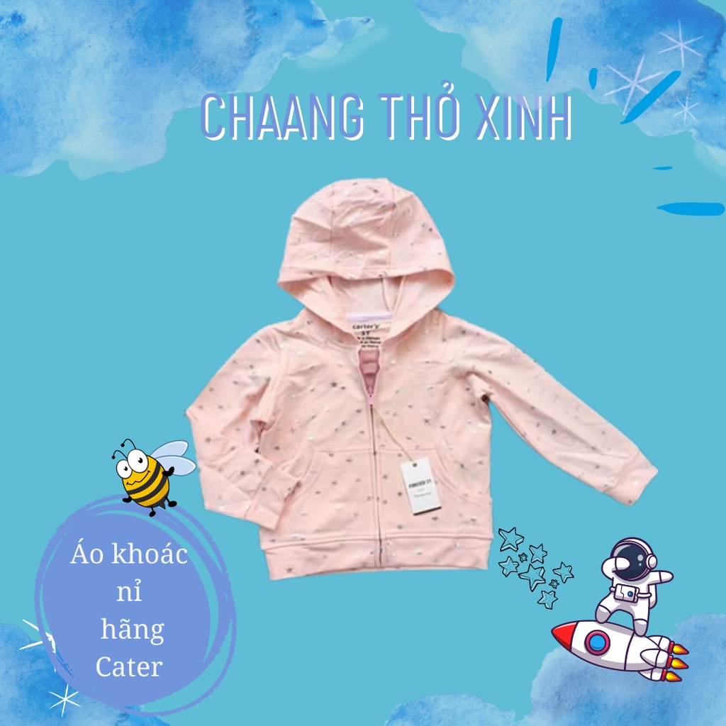 Áo khoác nỉ cho bé nhiều màu