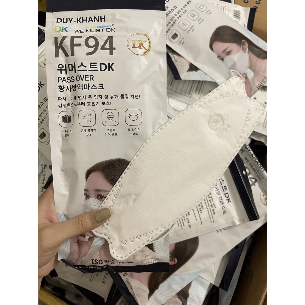 KHẨU TRANG KF94 DUY KHÁNH Chống Bụi Mịn Và Kháng Khuẩn Hàng Cao Cấp Hàn Quốc