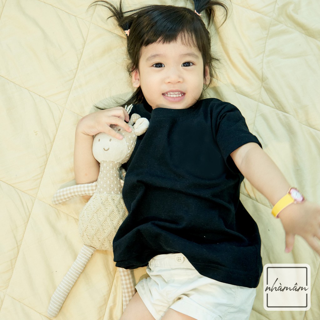 Áo Thun Trơn 100% cotton em bé ( Ảnh Thật )