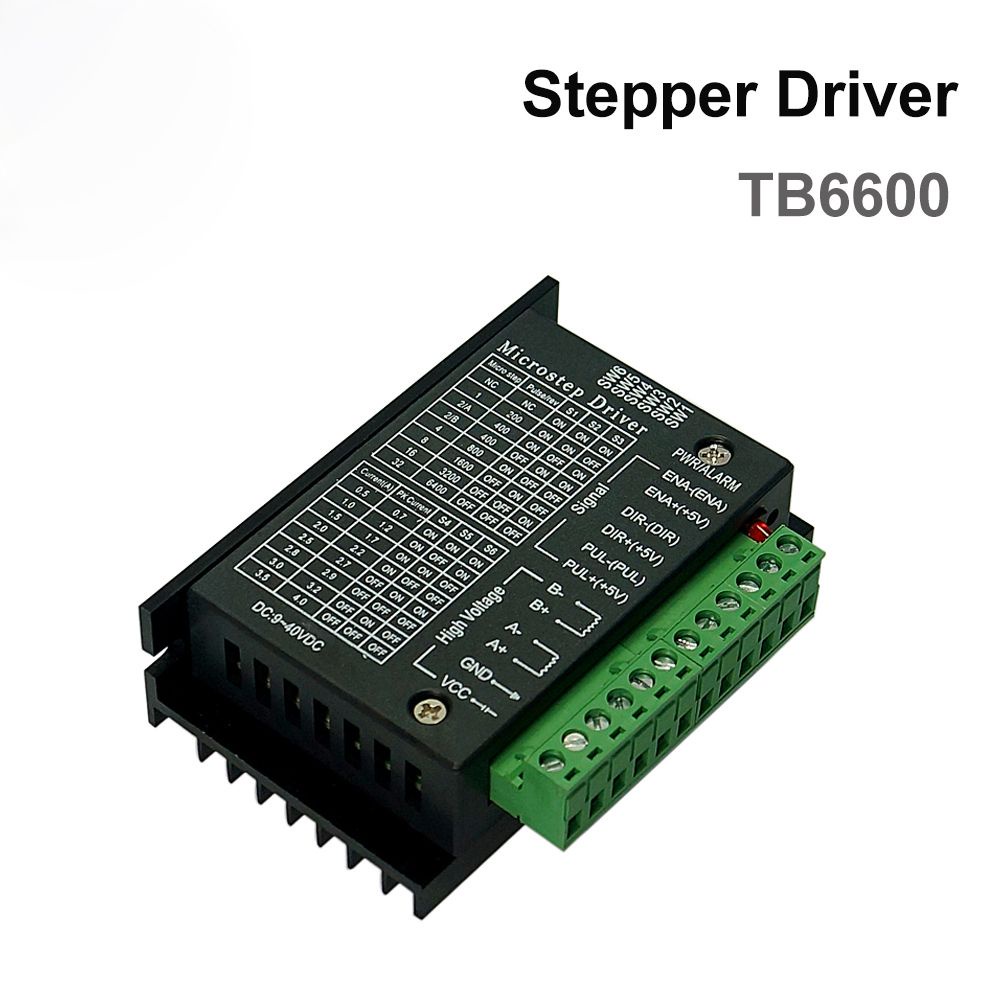 LYNDON 0.2-5A Stepper Motor Driver Segments TB6600 Nema 17/23 Two Phase Engraving Nema 34 42/57/86 CNC Controller Single Axis|4A DC9-40V