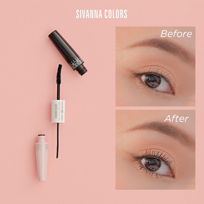 Chuốt mi trên và mi dưới Sivanna colors two-step mascara HF891