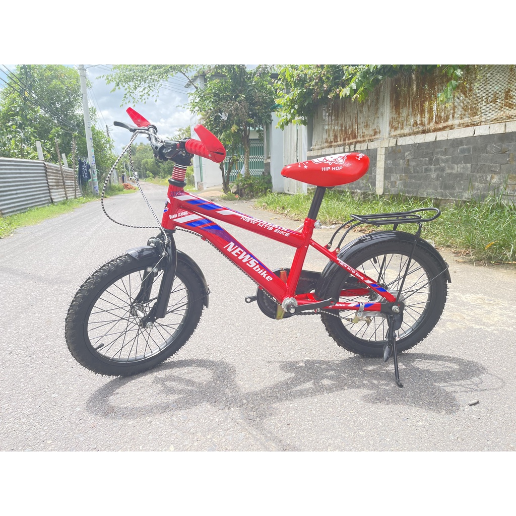 Xe đạp 16inch NEWS Bike - Baga - Sừng trâu - Chống ngiêng