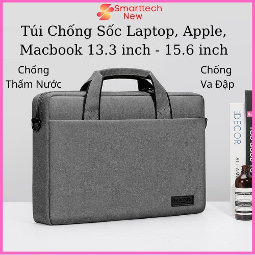 Túi Dựng Laptop, Apple, Macbook 13 ich-15.6 ich, Túi Chống Sốc Laptop Cao Cấp Công Sở Có Quai Sách Đeo Mẫu New