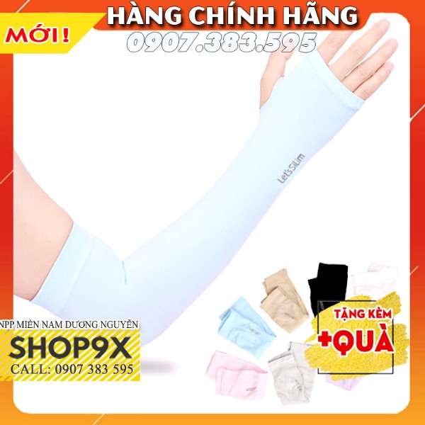 Găng Tay Chống Nắng Xỏ Ngón Let's Slim (Đủ Màu)