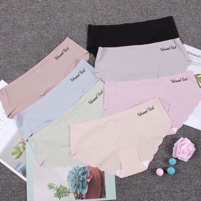 Set 5 Quần lót su không đường may viền lượn sóng 1028