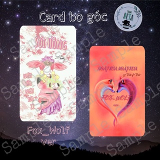 🌈card giấy bo góc sói hồng_nxnx 22🌟