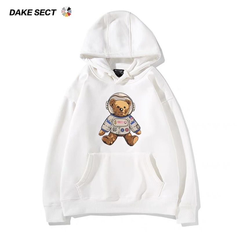 Áo khoác hoodies in hình gấu, ấm áp, thời trang. | BigBuy360 - bigbuy360.vn