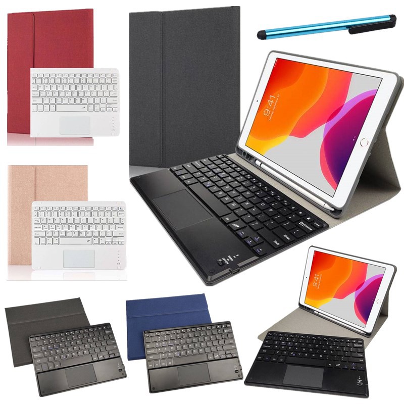 Bao Da PU Kèm Bàn Phím Bluetooth Không Dây Có Thể Tháo Rời Cho iPad Air 2 / iPad Pro 9.7 "/ iPad 5th 6th Gen 9.7" 2017 2018