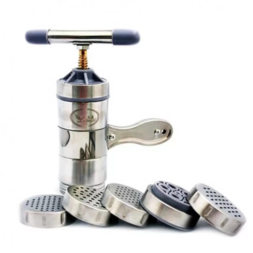 Dụng Cụ Làm Bún, Mỳ Tươi, Nui 5 Đầu Bằng Inox Đa Năng
