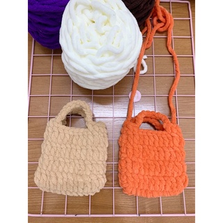 [Nhiều màu] túi xách len mini handmade