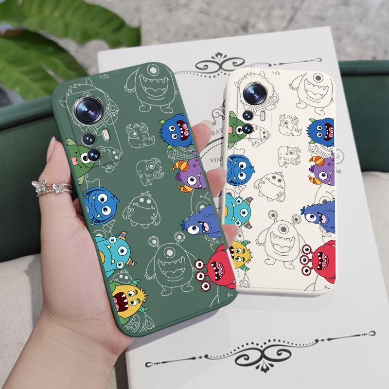 Ốp Điện Thoại Họa Tiết Quái Vật Sáng Tạo Dành Cho Xiaomi Mi 12 12X 12S 11 Pro Lite Ultra 11Lite