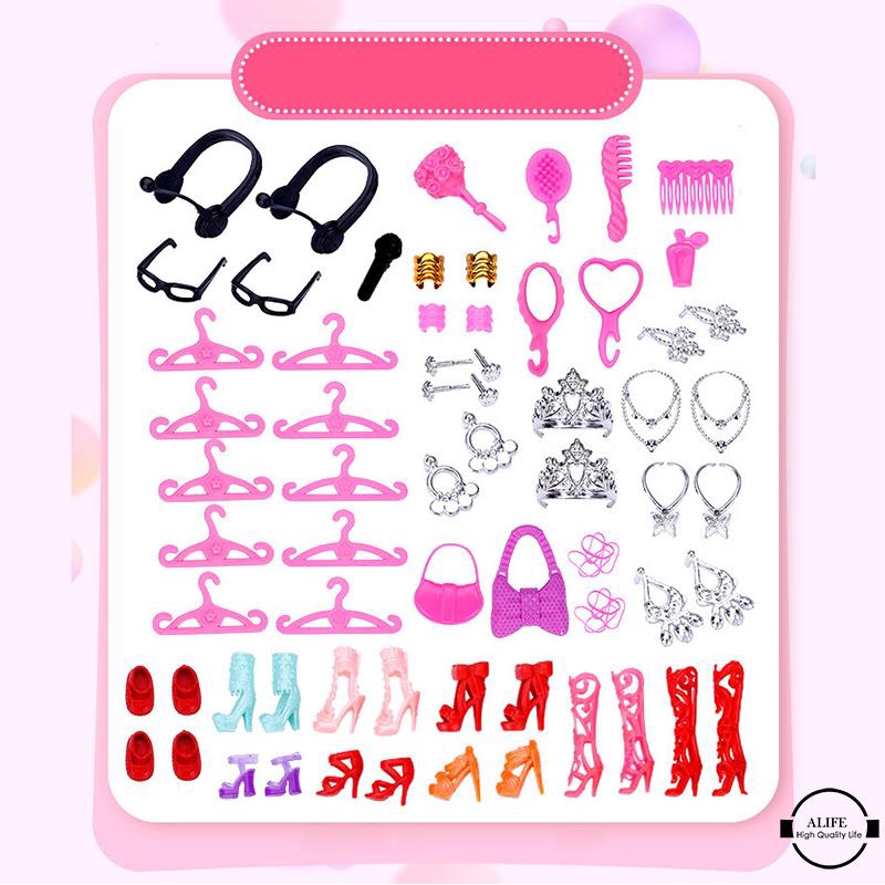 Set 208 Phụ Kiện Cho Búp Bê Barbie