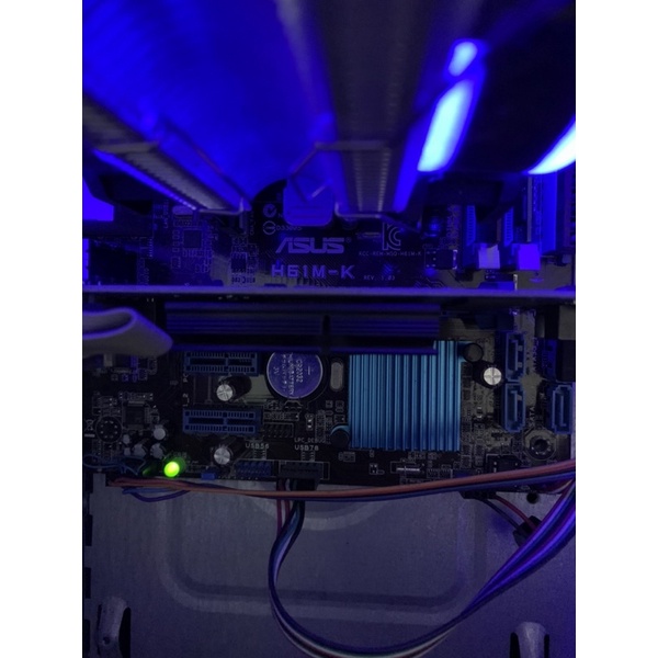 Bộ máy tính Asus h61m, i5 3470, ram ddr3 8gb, ssd 120, hdd 250, card giga gv-n210d3-1gi, nguoinf xim