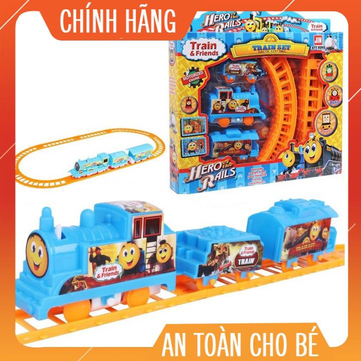 Đường ray tàu hoả thomas 3 toa mini