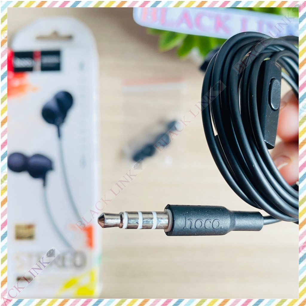 Tai Nghe Chính Hãng HOCO M60 Có Micro Chân Tròn 3.5mm Bass Mạnh Nhét Tai Chống Ồn In Ear Chơi Game Nghe Nhạc Đàm Thoại