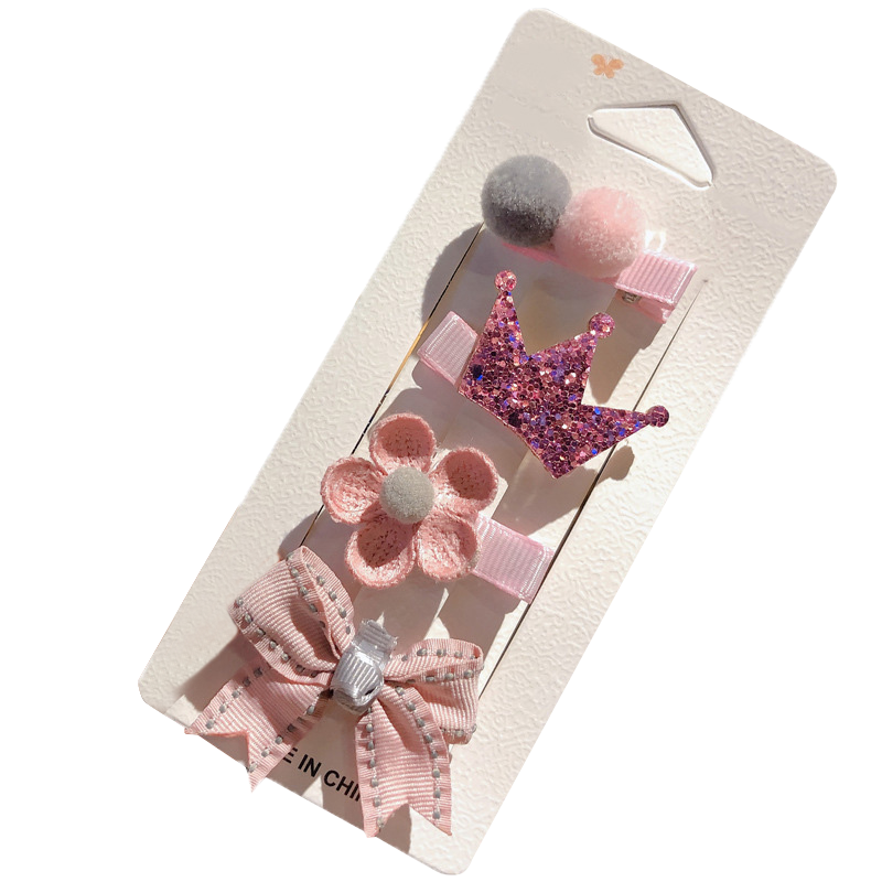 Set 3/ 4 kẹp tóc đáng yêu cho bé gái