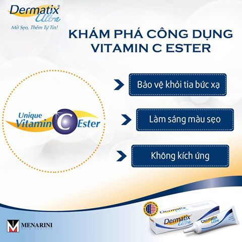 Kem Bôi Dạng Gel giúp mờ Sẹo lồi sẹo  Phì Đại Dermatix 7g &amp; 15g [Chính Hãng ]