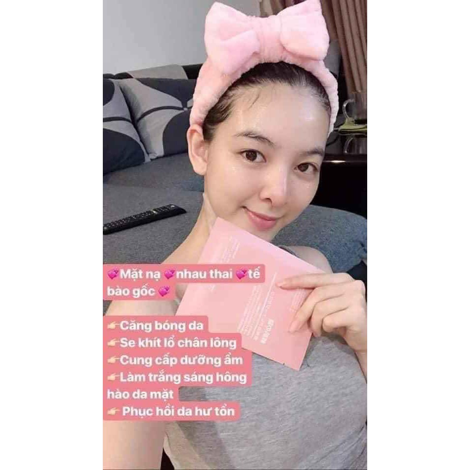 [ HÀNG CHUẨN] Mặt Nạ tế bào gốc nhau thai cuống rốn Nhật Bản | Thế Giới Skin Care