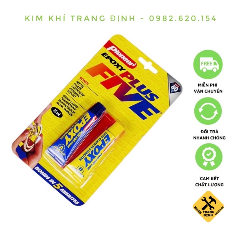 Keo dán đa năng siêu cứng Epoxy Plus mọi bề mặt