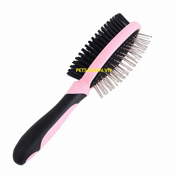 Lược Chải Lông Chó Mèo DELE 2 Mặt