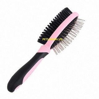 Lược chải lông chó mèo dele 2 mặt