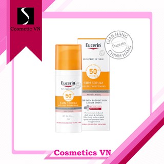 Kem Chống Nắng Eucerin Giúp Giảm Thâm Nám Và Dưỡng Trắng Da Eucerin Sun Serum Double Whitening SPF50+