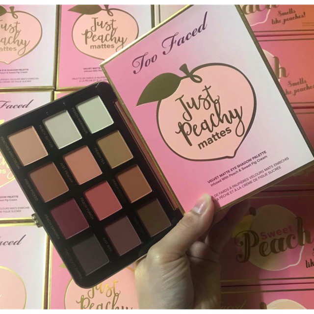 Bảng Mắt Too Faced Just Peachy Velvet Mattes Eyeshadow Palette