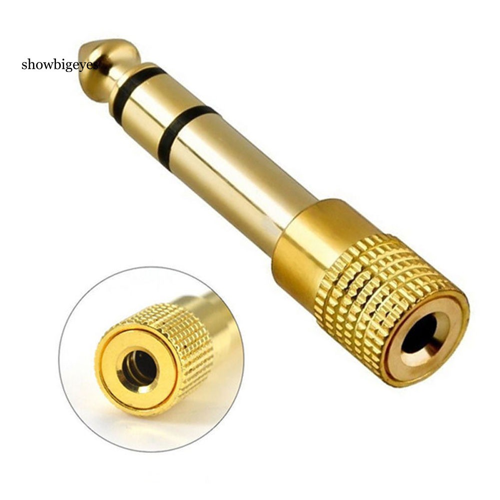 Đầu Nối Chuyển Đổi Âm Thanh Từ Giắc Cắm 6.5mm Sang Ổ Cắm 3.5mm Chuyên Dụng