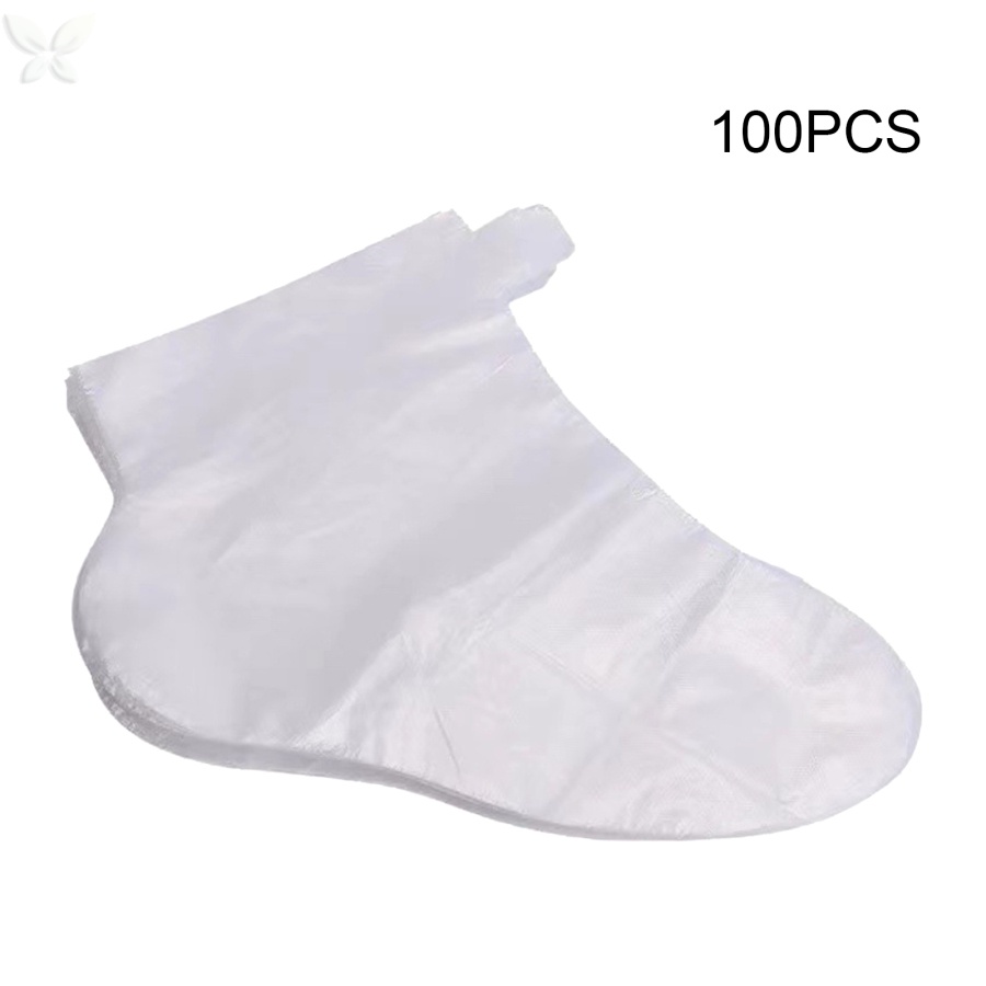 Set 100 bọc chân trong suốt dùng 1 lần chống nứt nẻ tiện dụng