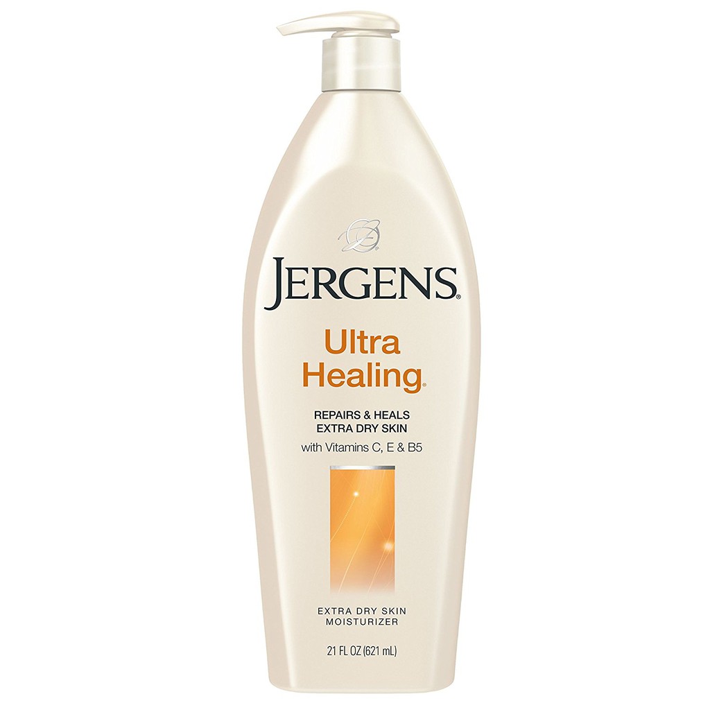 Dưỡng thể dành cho da khô, nứt Jergens Ultra Healing lotion 621ml (Mỹ)