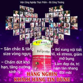 TINH CHẤT MẦM ĐẬU NÀNH FIRI BỔ XUNG COLLAGEN và SÂM TỐ NỮ