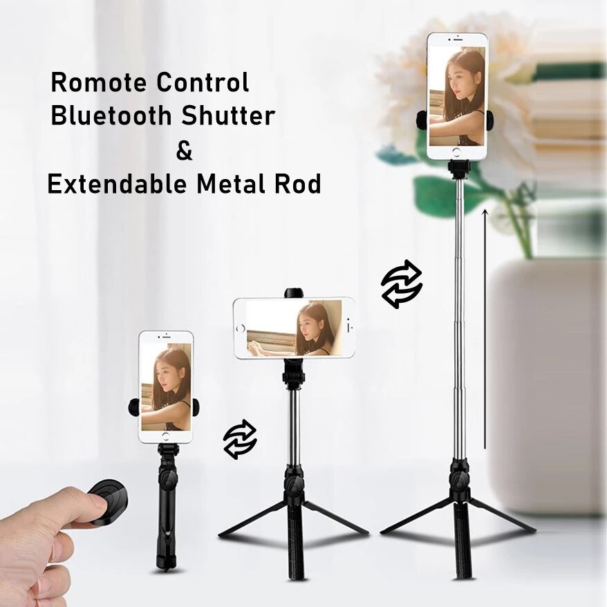 Gậy Tự Sướng XT10S Kết Nối Bluetooth Cho Tất Cả Các Loại Điện Thoại