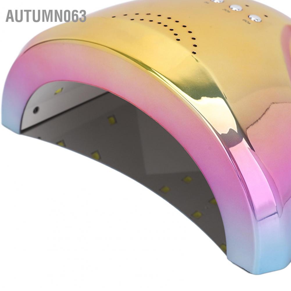 đèn làm móng tay Đèn UV LED Nail 48W Nguồn sáng kép Máy sấy gel cảm ứng thông minh hồng ngoại Đầu cắm EU 100‑240V Autumn063
