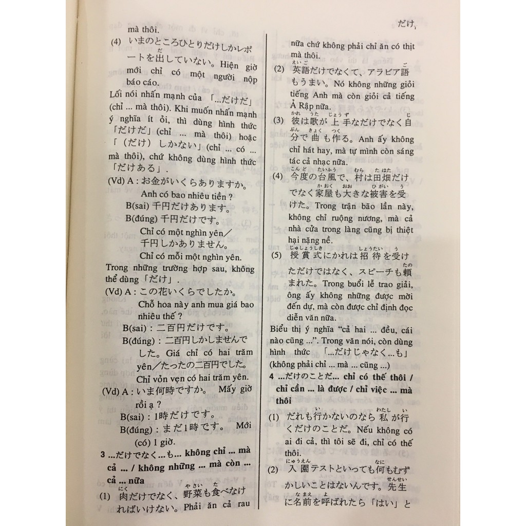 Sách tiếng Nhật - Từ Điển Mẫu Câu (Bìa cứng)