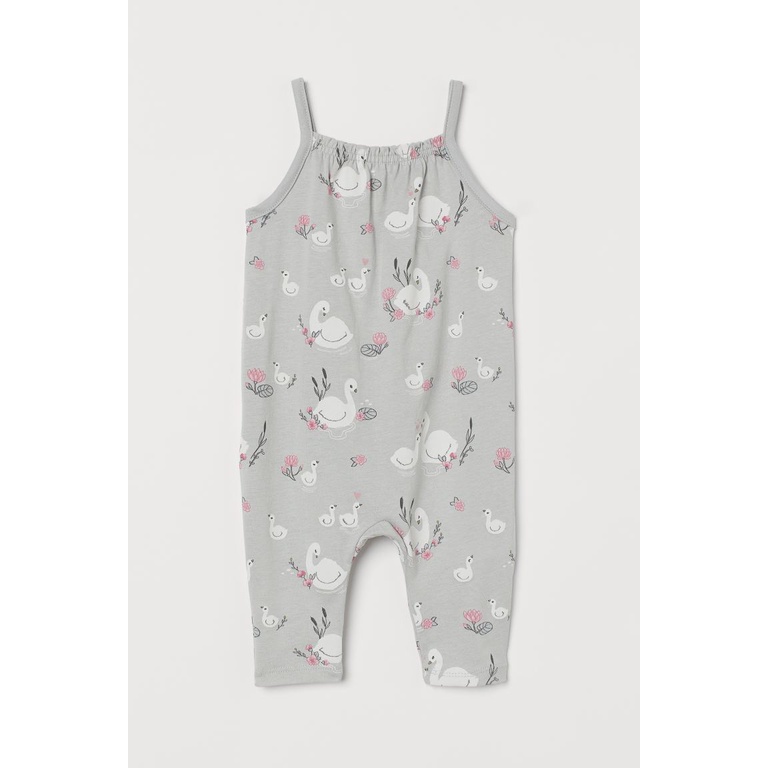 Jumpsuit romper chấm bi báo HM H&M 4-24m fom to_hàng chính hãng Anh