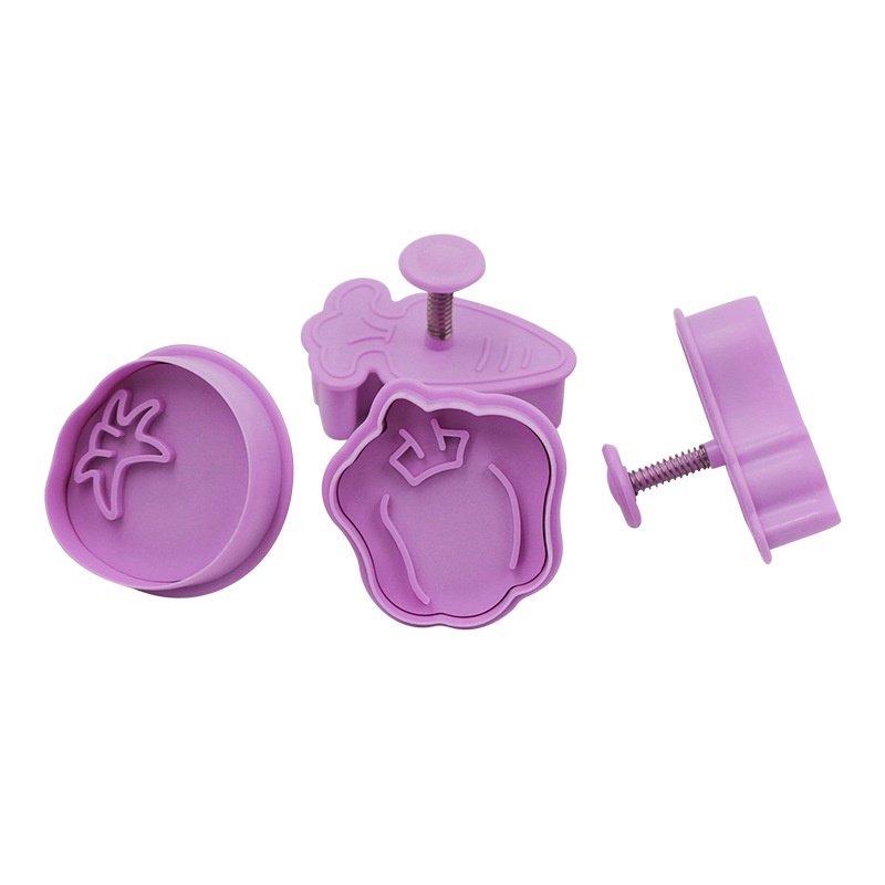Khuôn Làm Cà Rốt / Rau Củ / Cà Rốt / Rau Củ Hình Hoạt Hình 3d